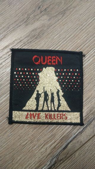 Queen Vintage Live Killers 1979 Patch Freddie Mercury