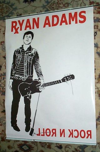 Ryan Adams Rock N Roll Vintage Poster