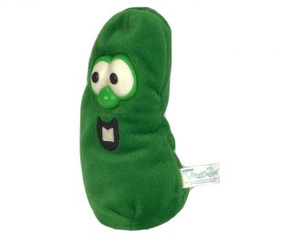 Larry The Cucumber Big Ideas 1998 Veggie Tales 8 In Plush Bean Bag