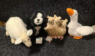 Babe And Friends Pig In The City Mini 3 Plush Equity Toys,  Mcdonalds Duck