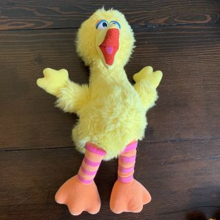 Vintage Big Bird Plush Sesame Street 1986 Playskool