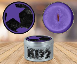 Kiss Starchild Candle With Tin Paul Stanley