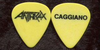 Anthrax 2012 Worship Tour Guitar Pick Rob Caggiano Custom Concert Stage Pick