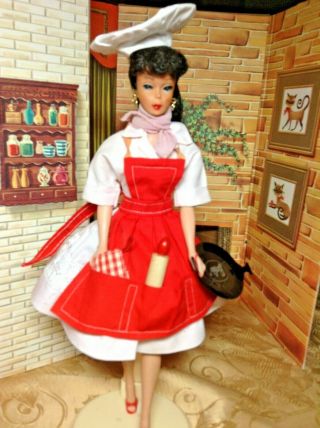 Vintage Mattel Black Hair Ponytail Barbie Clothing & Accessories