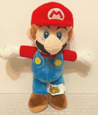 2018 Mario Plush Stuffed Toy Doll Authentic Licensed By Nintendo