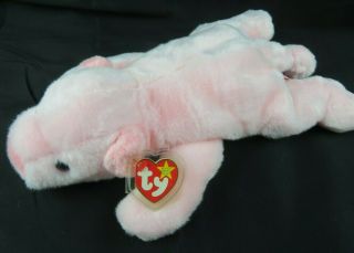 Ty Beanie Buddy " Squealer " The Pig 14 ",  1998,  Retired