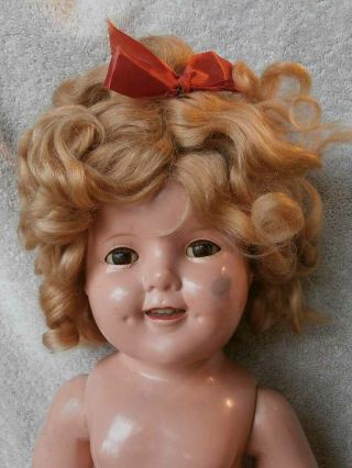 Vintage Ideal Shirley Temple Composition Doll 18 "