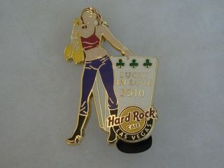 Hard Rock Cafe Pin Las Vegas Sexy Card Girl Pin 3 March 2010