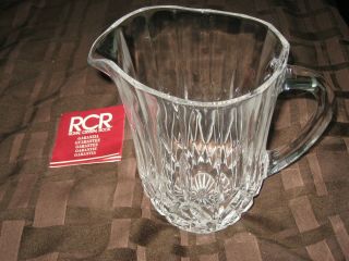 Rcr Royal Crystal Rock Pitcher 7 1/4 " High