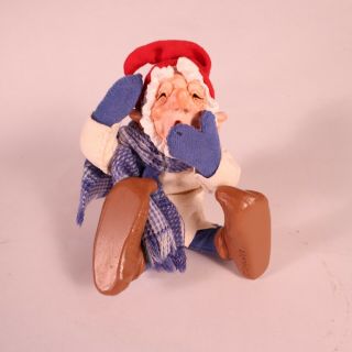 Vintage 1985 Simpich Character Elf Doll Ollie Yawning Winding Down Handmade