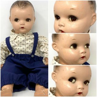 22” Composition Princess Beatrix Doll W/flirty Eyes Ideal Doll Co.  1938 - 1943