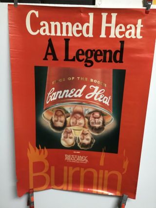 Canned Heat “king Of The Boogie” 1981 Promo Poster