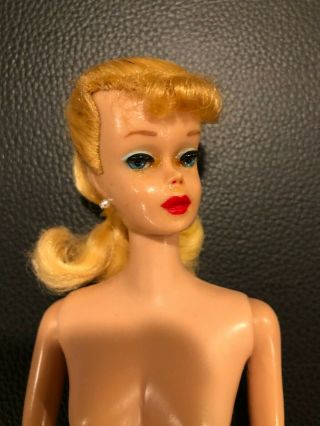 vintage Barbie blonde ponytail 5/ 7 body 1961 2