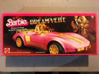 Vintage 1980 Mattel Barbie Dream Vette Corvette Sports Car