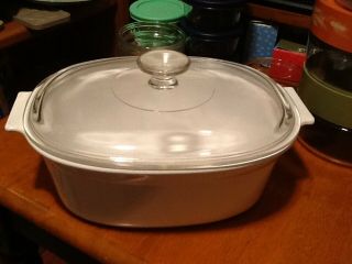 Vintage Corning Ware Casserole Dc - 2 - 1/2 B With Pyrex Lid