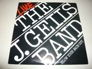 J Geils Band Live Blow Your Face Out 2 Lp Vinyl Record Album Musta Got Lost