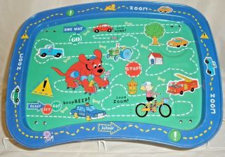 Kidz Trays 2003 Rare Hard To Find Clifford The Big Red Dog Food Tray