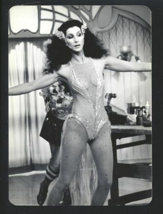 1970s Cher Live Candid Backstage Vintage Photo Goddess Of Pop Nb