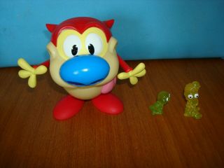 Just Play 2017 Stimpy Nickelodeon Bobble Booty Stimpy With Nose Goblins