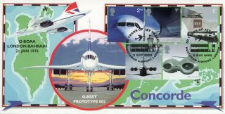 Gb 2002 Airlliners,  Scarce Concorde G - Bsst Fdc,  No 33 Of 50