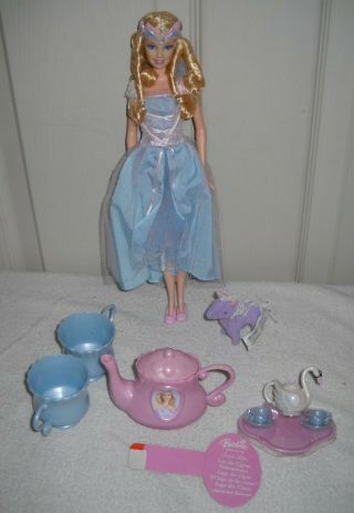 6553 Displayed Mattel Swan Lake Odette Barbie Tea Party Foreign Issue