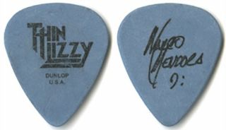 Thin Lizzy Marco Mendoza Authentic 2007 Concert Tour Signature Stage Guitar Pick