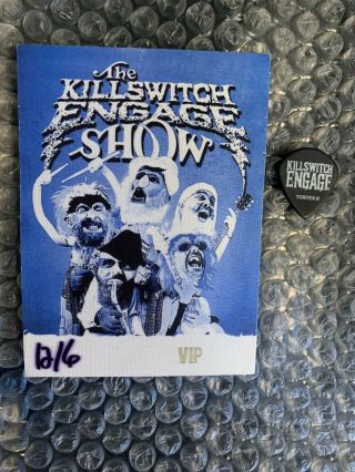 Killswitch Engage Guitar Pick Sticky Pass Vip Chub