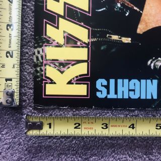 KISS Crazy Nights Promo Poster - 1987 - 24 x 24 - Near Never Hung 2