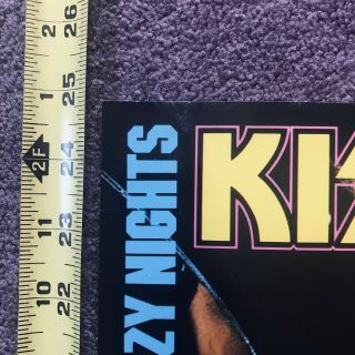 KISS Crazy Nights Promo Poster - 1987 - 24 x 24 - Near Never Hung 3