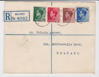 Gb Stamps 1936 King Edward Viii Belfast Abdication Day Cover Postal History