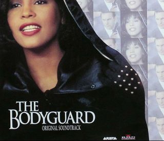 Whitney Houston 1992 Bodyguard Soundtrack Promo Poster Kevin Costner 3