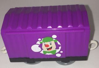 Trackmaster Motorized Custom Train Circus Clown Boxcar Cargo 3