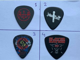 One Guitar Pick No: 2 Judas Priest Rob Halford Microphone