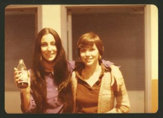 1977 Cher Live Candid @ Shady Grove Vintage Photo Goddess Of Pop Nb
