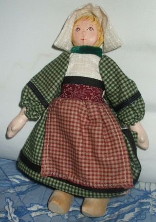Beccassine Cloth Doll By Niada Artist Nancy Elliott Signed 3/50