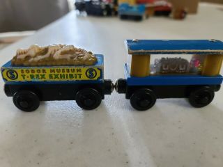Thomas & Friends Wooden Railway Museum T - Rex Fossil,  Jewel Car Learning Curve 2