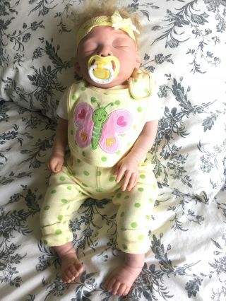 Reborn Baby Girl Doll - Sleeping Sweetly