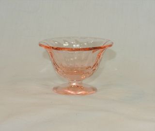 Fostoria Glass Fairfax Pink Nut Cup Vintage