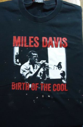 Vintage Miles Davis Birth Of The Cool T Shirt (x - Large)