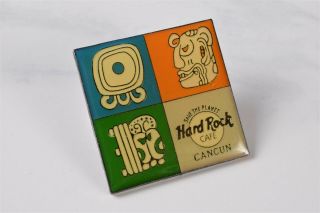Vtg Old Stock Hard Rock Cafe Lapel/hat Pin Cancun Mexico Save The Planet