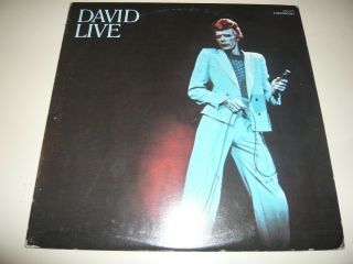 David Bowie Live Tower Philadelphia Promo Vinyl Record Album 2 Lp Fan Club Flyer