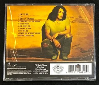 Paul Stanley Live To Win 2006 U.  S.  PROMO CD RARE Not an LP/Album/Vinyl - Aucoin 3