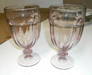 Libbey Duratuff Amethyst Purple Iced Tea Goblets Set Of 2 Gibraltar