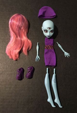 Rare 2011 Monster High 3 Eyed Ghoul Create Add On Pack Accessory Mattel (b714)