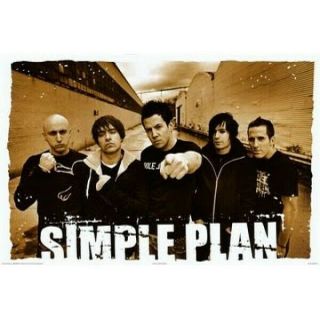Simple Plan Poster 36x24 Inch