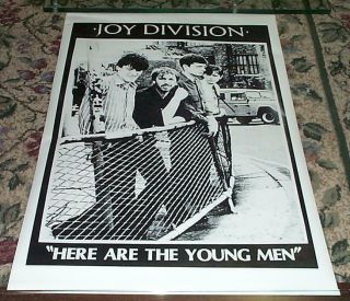 Joy Division Here Are The Young Men Group Vintage Poster