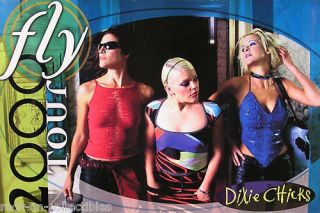Dixie Chicks 2000 Fly Tour Promo Poster
