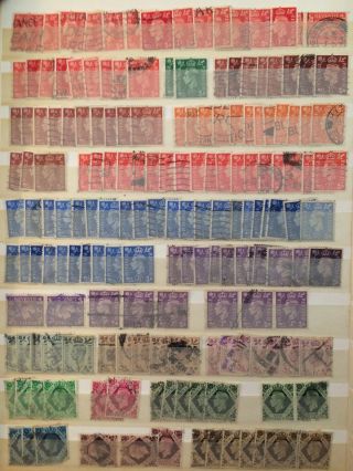 Stamp Album Full Of British GB Stamps Many Difinitives ? 2