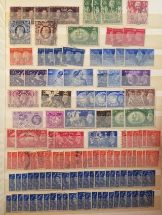 Stamp Album Full Of British GB Stamps Many Difinitives ? 3