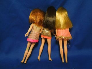 Vintage Dawn and Her Friends Doll Case W/ Clothes & 5 Dolls Including Gary 3